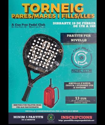 poster del torneo TORNEIG PARES / MARES & FILLS / LLES