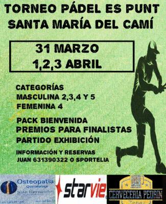 poster del torneo TORNEO ES PUNT MARZO