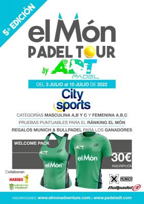 poster del torneo III PRUEBA EL MÓN PADEL TOUR BY PADEL ADT - CITY SPORTS