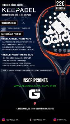 poster del torneo KEEPADEL & G24 PADEL