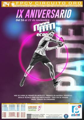 poster del torneo IX ANIVERSARIO ECOMM 