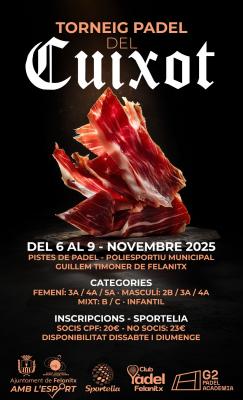 poster torneo TORNEIG DES CUIXOT 2025