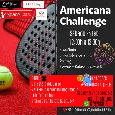 poster torneo AMERICANA CHALLENGE