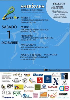 poster del torneo MEGA AMERICANA PÁDELOY