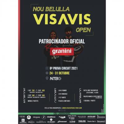 poster del torneo 6A PROVA DEL CIRCUIT - NOU BELULLA VISAVIS OPEN