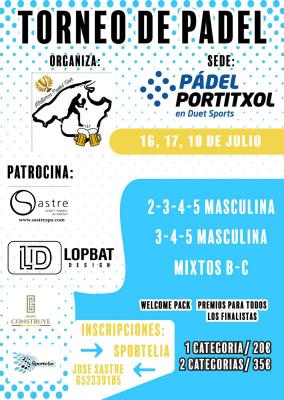 poster del torneo TORNEO DE PADEL