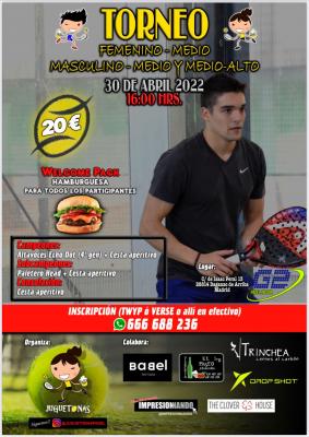 poster del torneo TORNEO MASC Y FEM JUGUETONAS