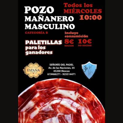 poster del torneo POZO MAÑANERO MASCULINO 