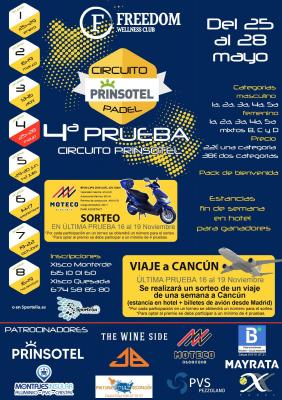 poster del torneo IV PRUEBA CIRCUITO PRINSOTEL