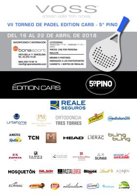 poster del torneo VII TORNEO EDITION CARS 5ºPINO