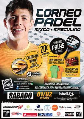 poster del torneo TORNEO DE PADEL MIXTO - MASCULINO
