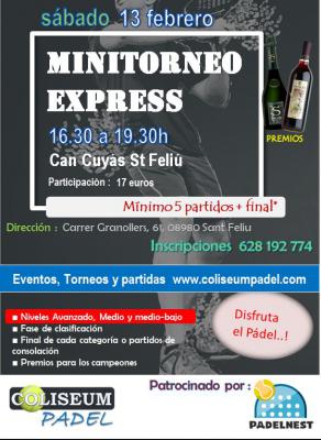 poster del torneo MINITORNEO COLISEUM LIGUILLA Y FINALES