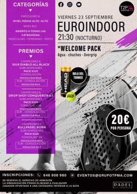 poster del torneo TORNEO NOCTURNO VIERNES 23 SEPTIEMBRE & EUROINDOOR