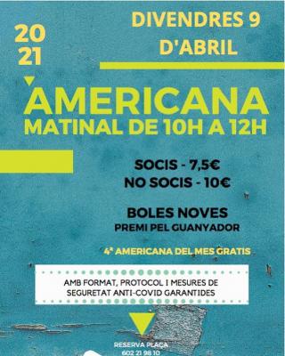 poster del torneo AMERICANA MATINAL