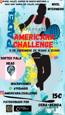 poster del torneo AMERICANA CHALLENGE