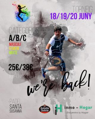 poster del torneo TORNEIG DE PADEL