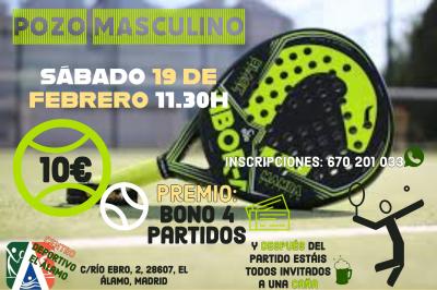 poster torneo POZO MASCULINO