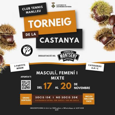 poster del torneo TORNEIG DE LA CASTANYA