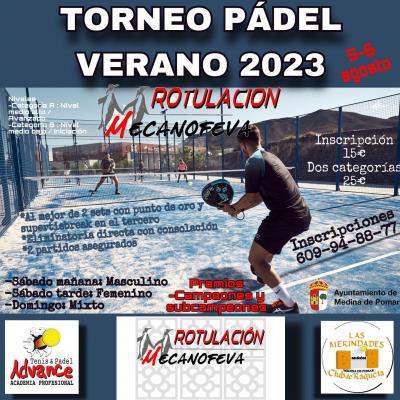 poster torneo TORNEO DE VERANO