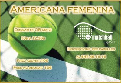 poster torneo AMERICANA FEMENINA