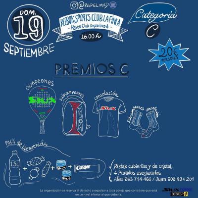 poster del torneo TORNEO DE PADEL PADELMAD
