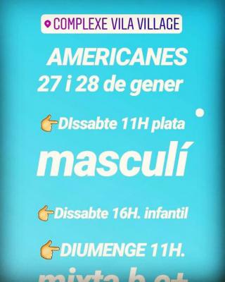 poster del torneo AMERICANES VILA VILLAGE