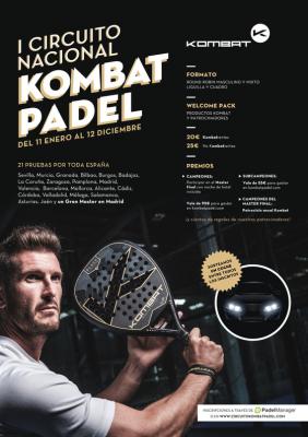 poster del torneo 12ª PRUEBA CIRCUITO NACIONAL KOMBAT PADEL