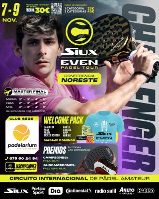 poster del torneo 3ER CHALLENGER SIUX EVEN PADEL GAVÁ