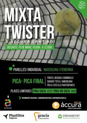 poster del torneo MIXTA TWISTER