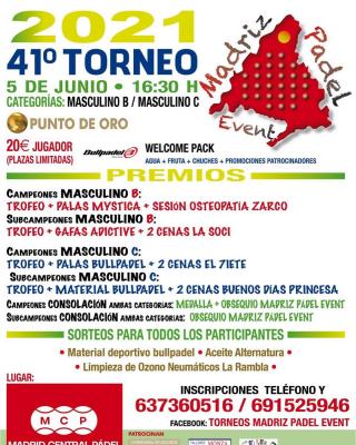 poster del torneo 41º TORNEO