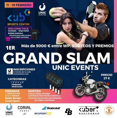 poster del torneo 1ER GRAND SLAM UNIC EVENTS