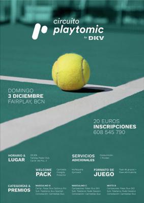 poster del torneo CIRCUITO PLAYTOMIC by DKV