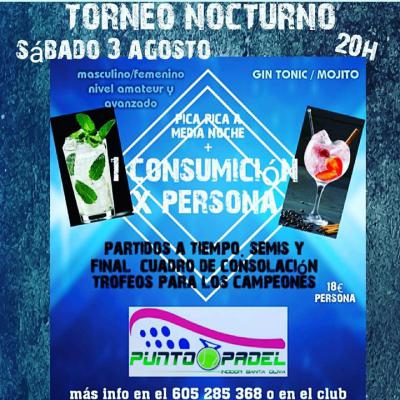 poster del torneo TORNEO NOCTURNO 