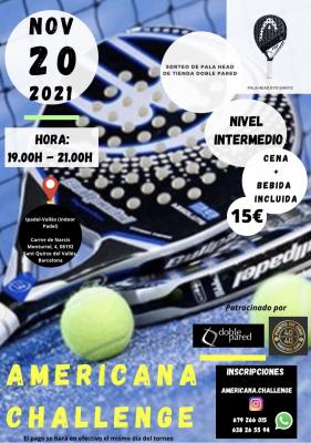 poster del torneo AMERICANA CHALLENGE