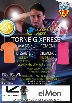 poster del torneo TORNEIG XPRESS