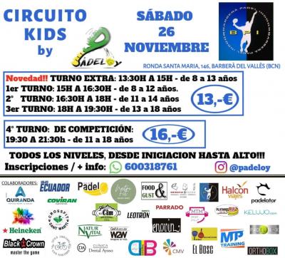 poster del torneo AMERICANA KIDS PADELOY