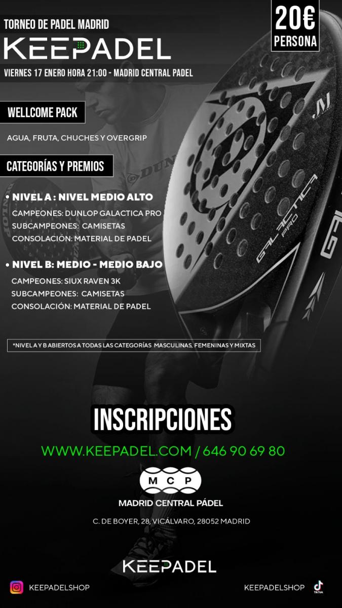 cartel del torneo
