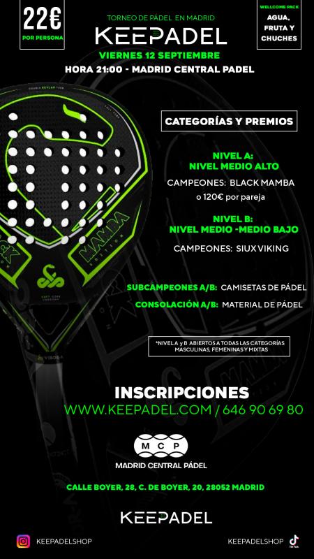 cartel del torneo