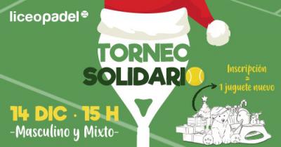 poster del torneo TORNEO SOLIDARIO