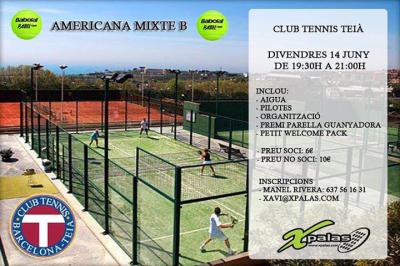 poster del torneo AMERICANA MIXTE B