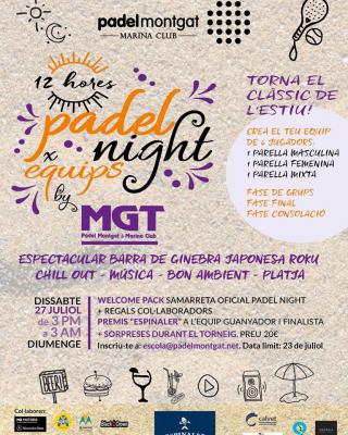 poster del torneo PADEL NIGHT EQUIPS