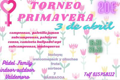 poster del torneo TORNEO PRIMAVERA