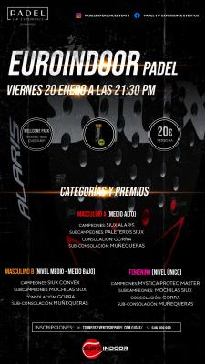 poster del torneo TORNEO NOCTURNO VIERNES 20 ENERO & EUROINDOOR