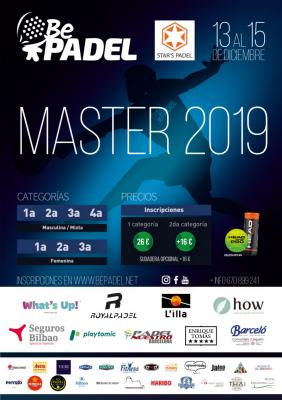 poster del torneo MASTER 2019 BEPADEL