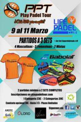 poster del torneo 2a PRUEBA PLAY PADEL TOUR