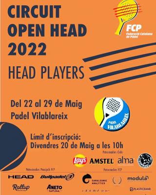 poster torneo CIRCUIT OPEN HEAD 2022