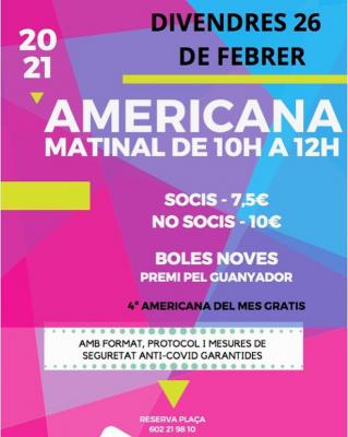 poster del torneo AMERICANA MATINAL