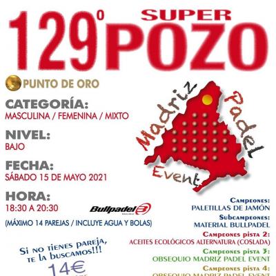 poster del torneo 129º SUPER POZO