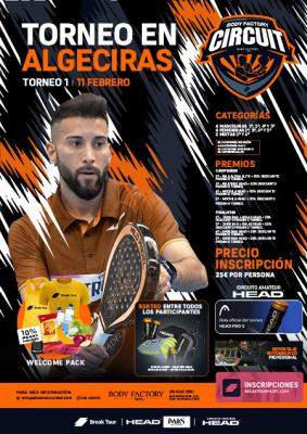 poster del torneo TORNEO 1 BODY FACTORY CIRCUIT