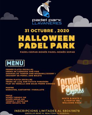 poster del torneo TORNEO EXPRESS HALLOWEEN PADEL PARK